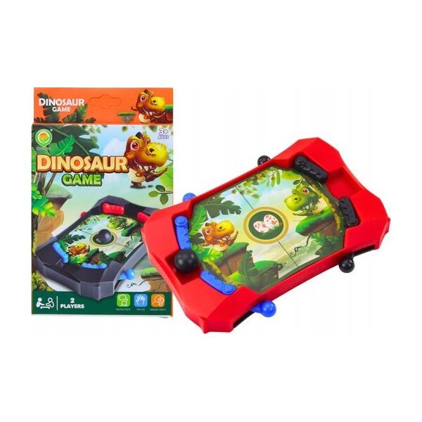 LeanToys Gra Zręcznościowa Mini Gra Dinozaur Piłka Czerwona 13676418 5905991016458