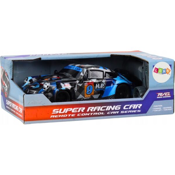 LeanToys Autko Zdalnie Sterowane RC 1:18 Gumowe Koła Drift Niebieski 13676453 5905991017172