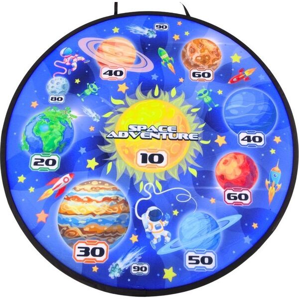 LeanToys Gra Zręcznościowa Tarcza Pistolety Strzałki Kulki Kosmos 13676664 5905991019961