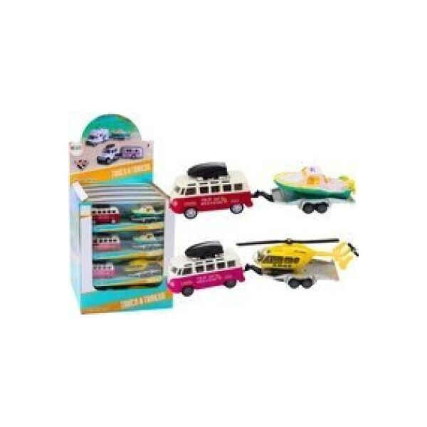 LeanToys Autko Terenowe Z Łodzią Lub Helikopterem Napęd Metalowe 13676666 5905991019565