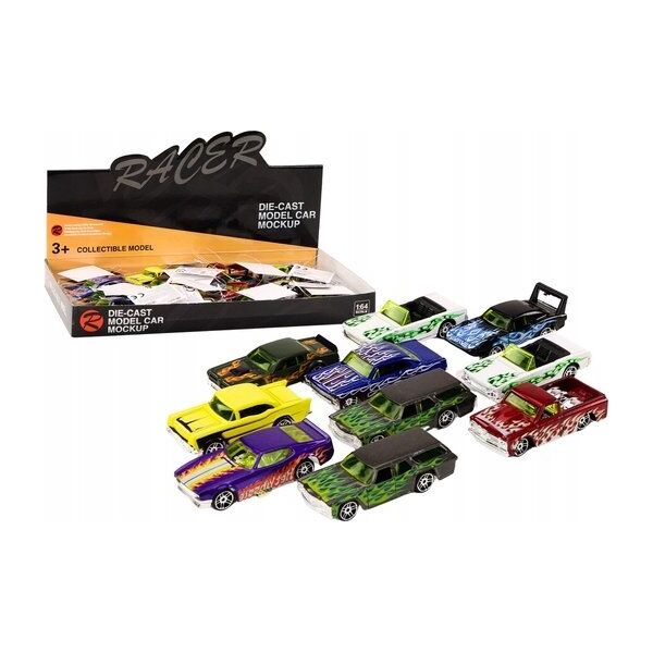 LeanToys Autko Samochód Wyścigowy Resorak Metalowy 1:64 13676672 5905991019756