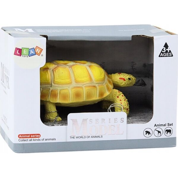 Figurka LeanToys Figurka Kolekcjonerska Żółw Lądowy Gad Żółty C 13676693 5905991020561
