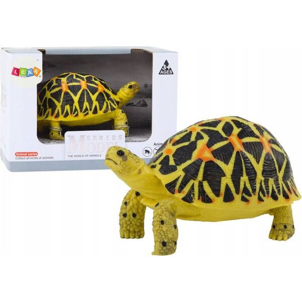 Figurka LeanToys Figurka Kolekcjonerska Żółw Gad Żółty Czarny A 13676702 5905991020585