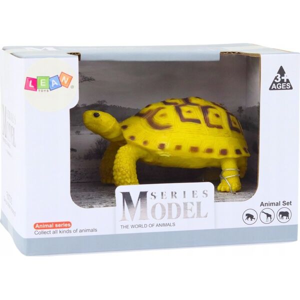 Figurka LeanToys Figurka Kolekcjonerska Żółw Gad Żółty Brązowy D 13676703 5905991020615