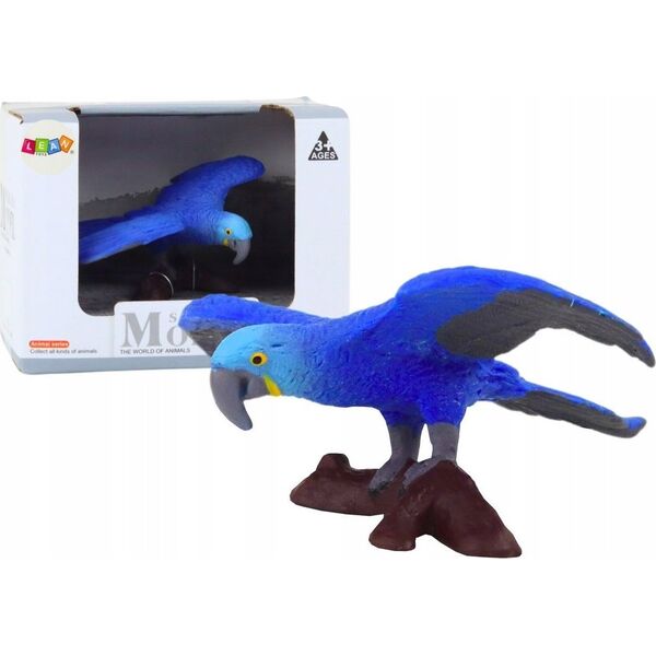 Figurka LeanToys Figurka Papuga Ara niebieska Zwierzęta Świata 13676705 5905991020622
