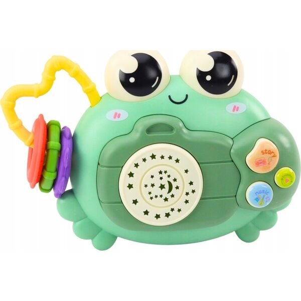 LeanToys Krab Aparat Grzechotka Projektor Na Baterie Dźwięki Zielony 13676812 5905991021995