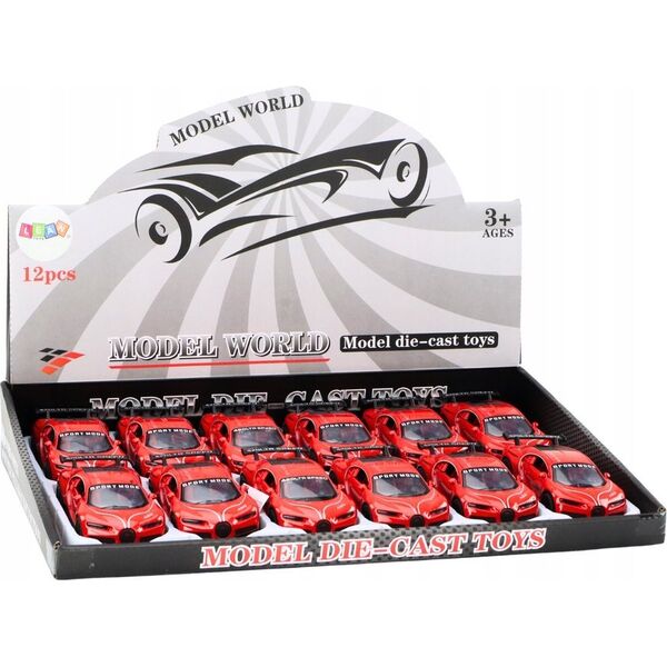 LeanToys Autko Samochód Sportowy 1:32 Napęd Frykcyjny Czerwony 13676823 5905991022053