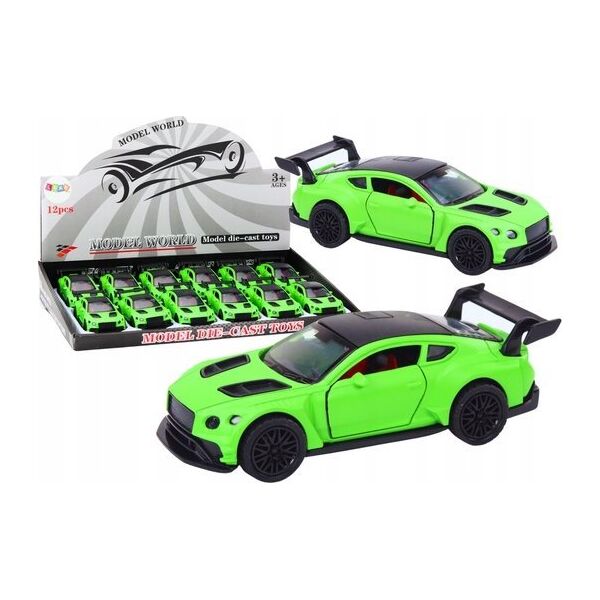LeanToys Autko Samochód Sportowy 1:32 Napęd Frykcyjny Matowy Zielony 13676840 5905991022107