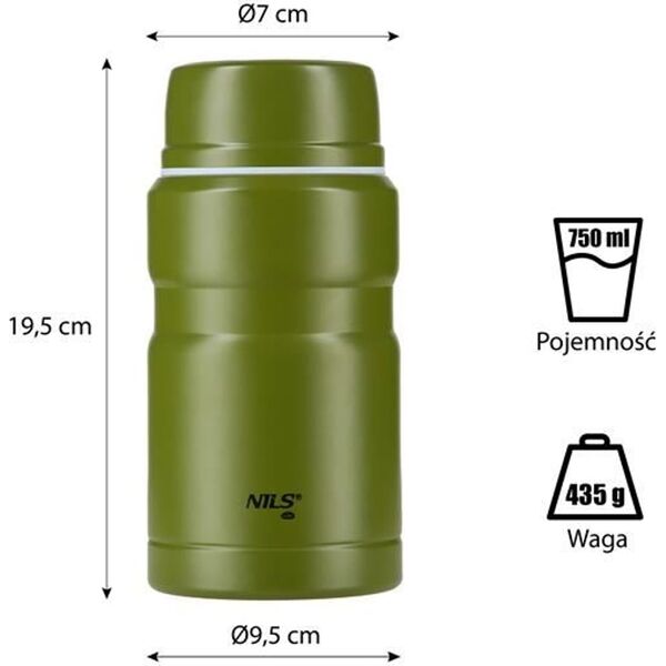 Nils Extreme NCT02 TERMOS ZESTAW 750ML NILS CAMP 13677646 5907695553321