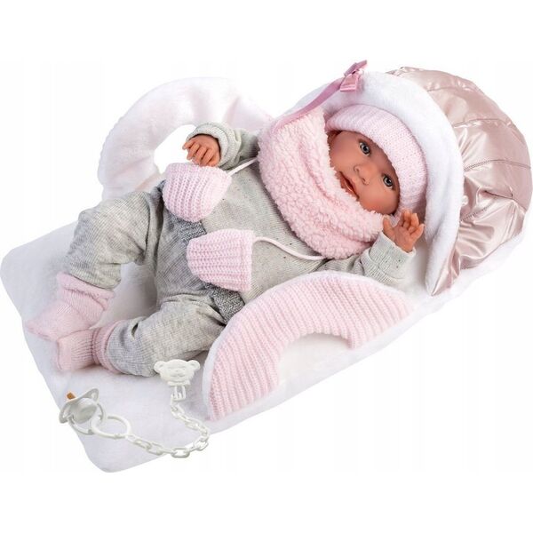 Llorens Llorens 17404 Κούκλα μωρού 42 cm Mimi με πορτ μπαγκάζ 13680469 8426265174041