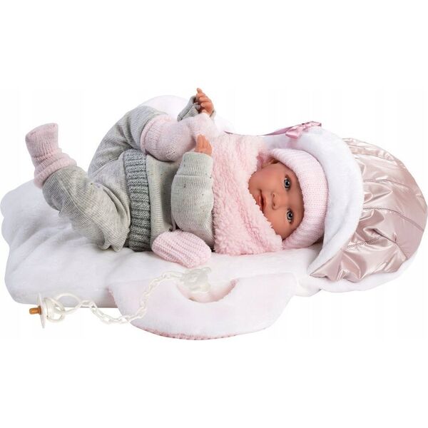 Llorens Llorens 17404 Κούκλα μωρού 42 cm Mimi με πορτ μπαγκάζ 13680469 8426265174041