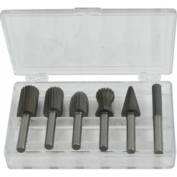 AWTools AWTOOLS FREZY TRZPIENIOWE DO METALU FI 6mm kpl.6szt. 13683590 5903678623159