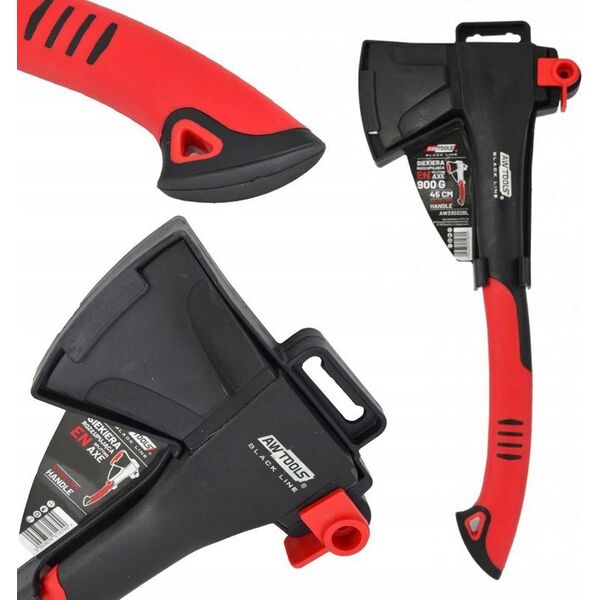 AWTools AWTOOLS SIEKIERA Z KLINEM  900g PEŁNY KOMPOZYT BLACK LINE 13683591 5903678614805