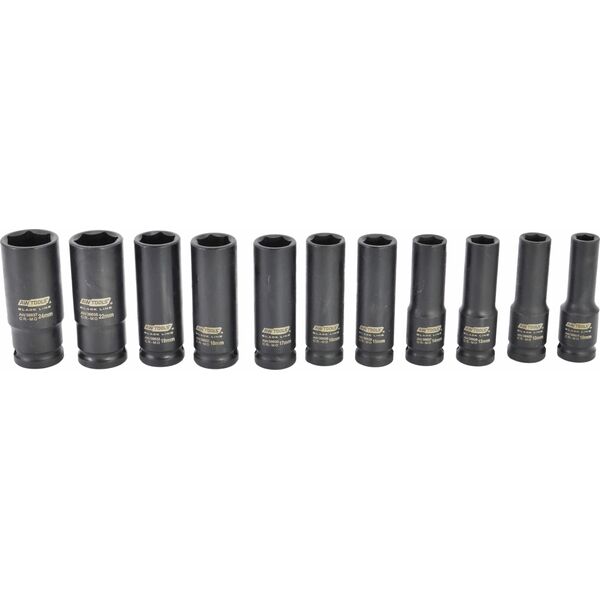 AWTools AWTOOLS ZESTAW NASADEK UDAROWYCH 1/2" 11cz. 10-24mm BLACK LINE 13683693 5903678612290