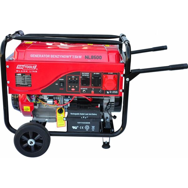Agregat AWTools AWTOOLS GENERATOR BENZYNOWY 5,0kW 230/400V BLACK LINE 13683740 5903678612276