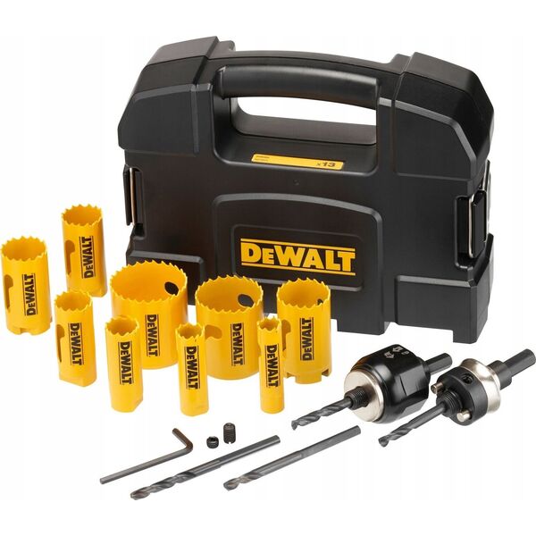 Dewalt DEWALT OTWORNICA ZESTAW 11cz. BIMETAL DLA ELEKTRYKA 13683772 5054905251000