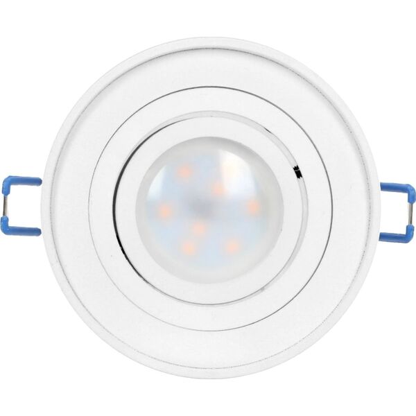 Lampa sufitowa Orno SORMUS R ramka dekoracyjna oprawy punktowej, MR16/GU10 max 50W, regulowana, okrągła, biała,AD-OD-6169/W 13683987 5908254821745