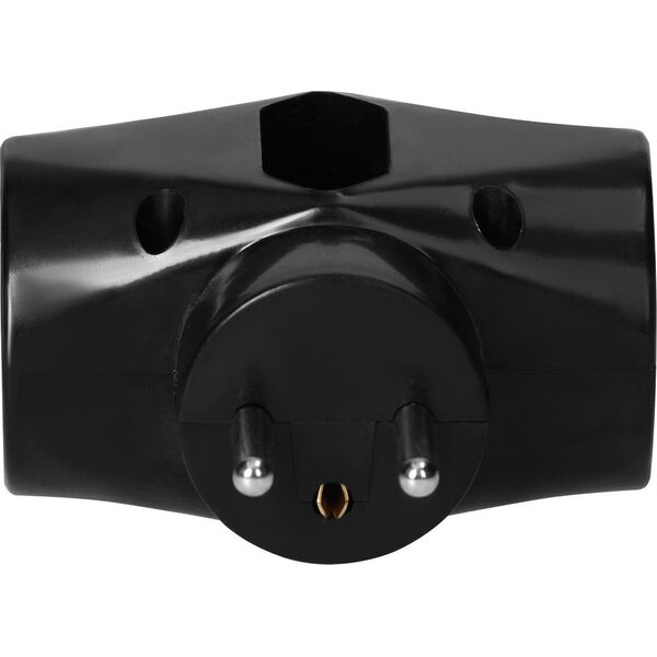 Orno Rozgałęźnik 2x2P+Z, 1x2P/II, czarny OR-AE-13221/B 13684017 5908254813382