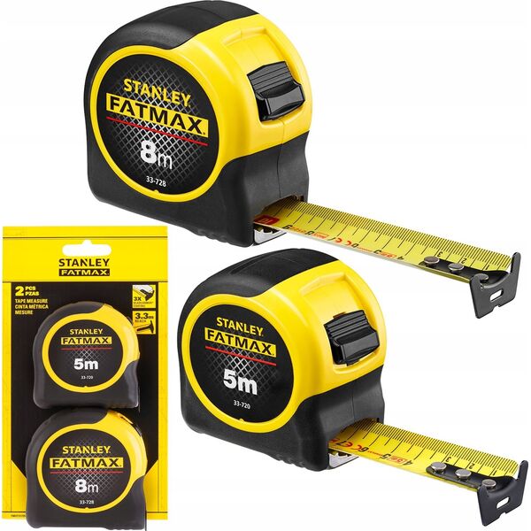 Stanley Miary 5m+8m x 31.7mm FM BLADEARMOR,dwupak 13684090 3253560317256