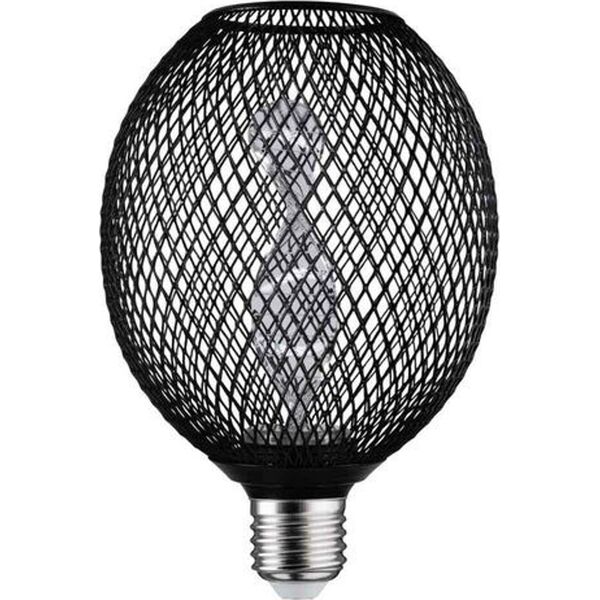 Paulmann Źródło światła LED METALLIC GLOW GLOB czarny Helix E27 3,5W 110lm 1800K 230V 13684387 4000870290866