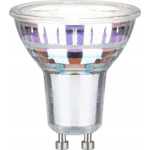 Paulmann Źródło światła LED GU10 ECO LINE 2.5W 450lm 4000K 230V srebrny / szkło 13684409 4000870291948