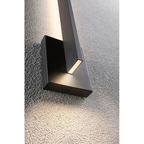 Kinkiet Paulmann Oprawa elewacyjna LEVKA LED 13.5W 3000K IP44 230V antracyt / aluminium 13684576 4000870947869