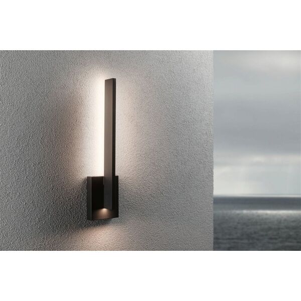 Kinkiet Paulmann Oprawa elewacyjna LEVKA LED 13.5W 3000K IP44 230V antracyt / aluminium 13684576 4000870947869
