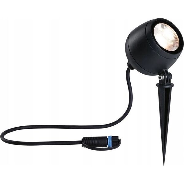 Naświetlacz Paulmann Reflektor ogrodowy Plug & Shine KIKOLO LED 7.2W 60st. 460lm 3000K IP65 24V antracyt 13684581 4000870947746