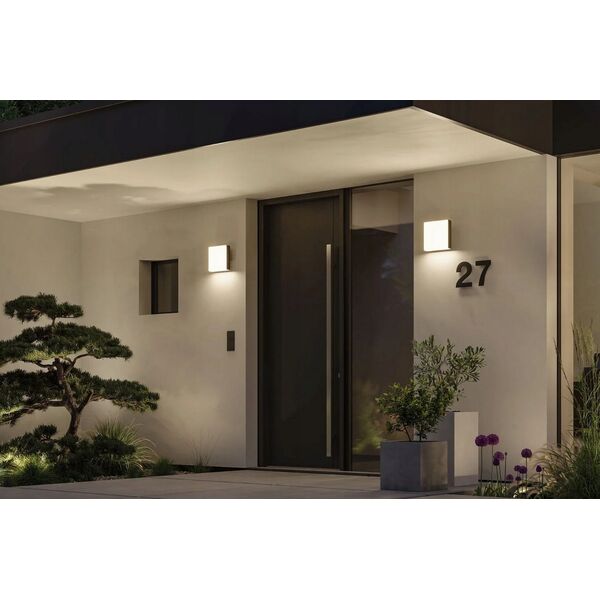 Kinkiet Paulmann Oprawa elewacyjna AZALENA LED HF 8.5W 700lm 3000K IP44 230V antracyt aluminium 13684594 4000870948408