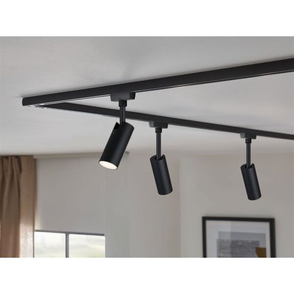 Paulmann Reflektor na szynoprzewód URail TUBO LED 3-STEP DIM 4W 150lm 3000K 230V czarny matowy/ metal 13684625 4000870955925
