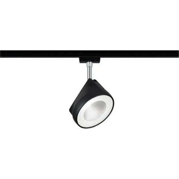 Paulmann URail System Spot Arena 1x15W Czarny Mat/Chrom 230V Metal 4000K ściemniany 13684648 4000870969427