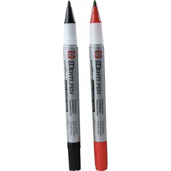 Sakura Markery IDenti-Pen czarny + czerwony, Sakura 13684664 8712079482534