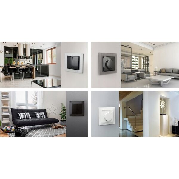 Ospel Obudowa gniazda Ospel Impresja GPK-1Y/p/23 pojedynczego typu Keystone prosta tytan 13684773 5907577462307