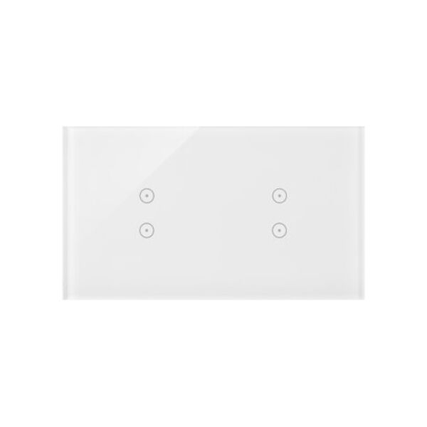 Kontakt-Simon Panel dotykowy Kontakt-Simon 54 Touch DSTR233/70 dwa moduły dwa pola dotykowe pionowe dwa pola dotykowe pionowe biała perła 13684794 5902787858926