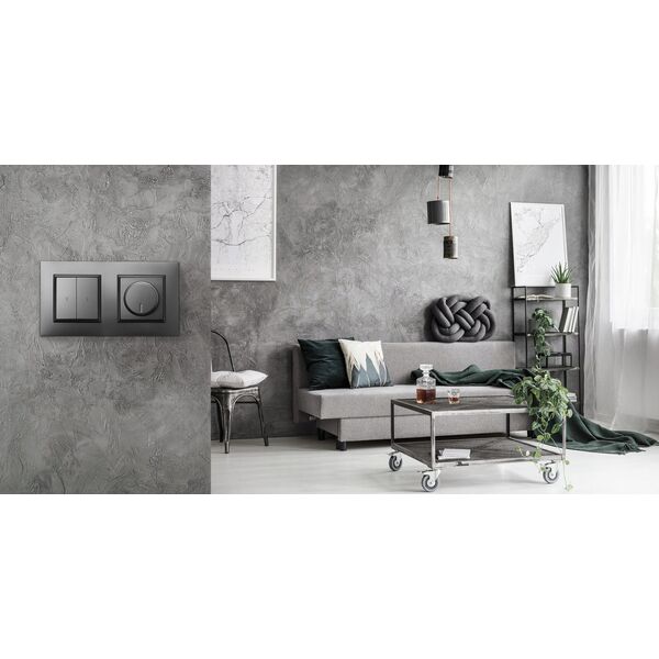 Ospel Przyłącz kablowy Ospel Aria GPPK-1U/M/70 szary mat 13684825 5907577485450