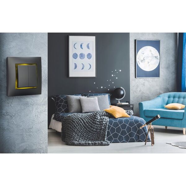 Ospel Przyłącz kablowy Ospel Aria GPPK-1U/M/70 szary mat 13684825 5907577485450