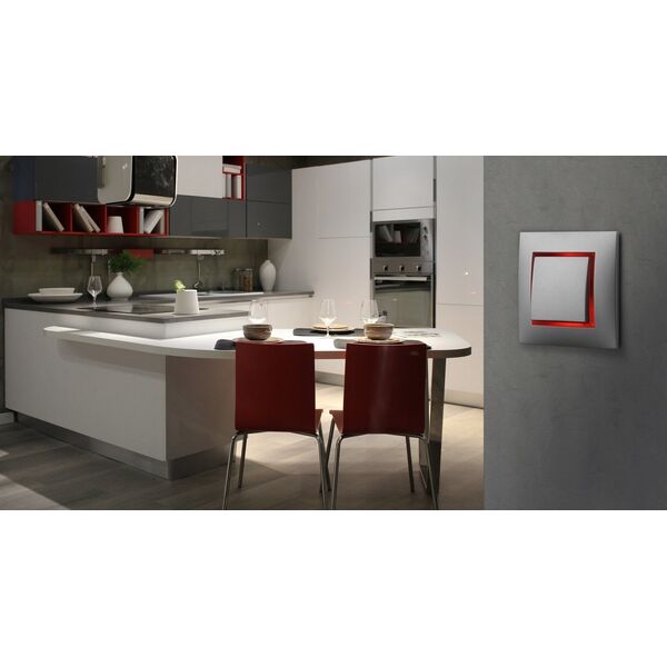 Ospel Przyłącz kablowy Ospel Aria GPPK-1U/M/70 szary mat 13684825 5907577485450