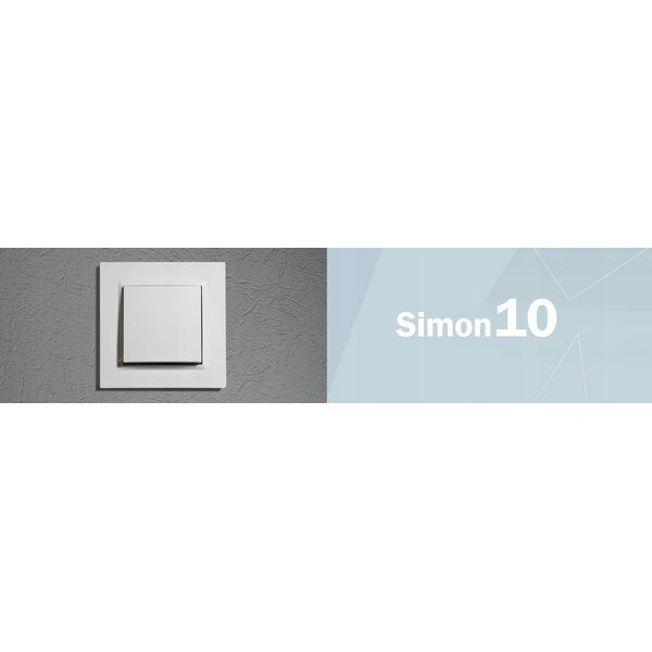 Kontakt-Simon Klawisz podwójny Kontakt-Simon 10 CKW5/41 do łączników i przycisków kremowy 13684850 5902787848095