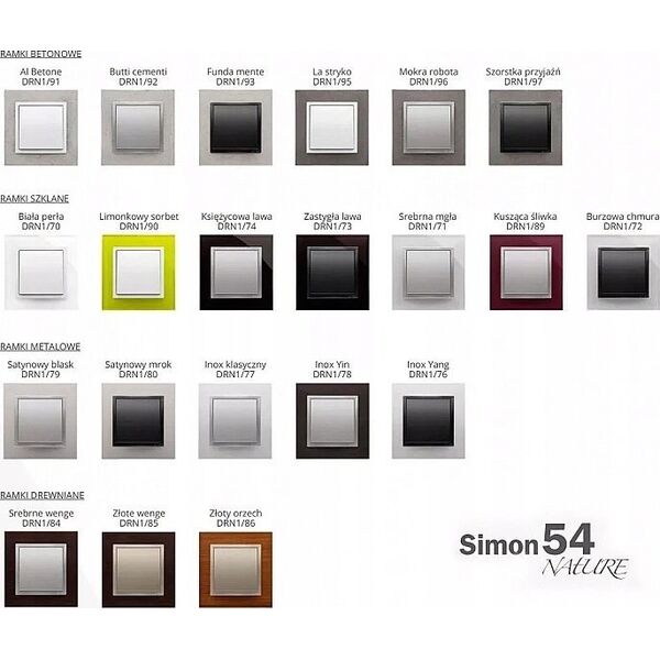 Kontakt-Simon Łącznik schodowy Kontakt-Simon Simon 54 DW6/2L.01/X/11 podwójny z podświetleniem bez piktogramu moduł 10AX 250V~ zaciski śrubowe biały 13684994 5902787865269
