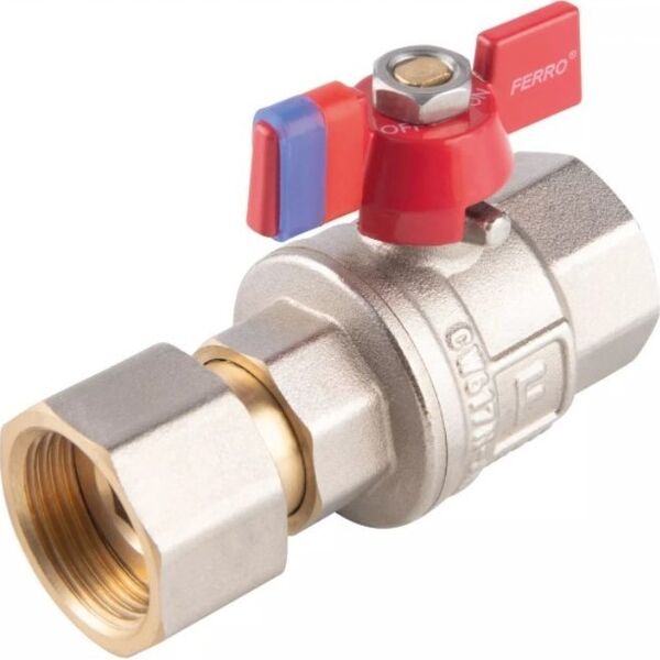 Ferro Zawór kulowy z półśrubunkiem 1/2" Ferro F-Power KFPM1SG 13685070 5902194993210