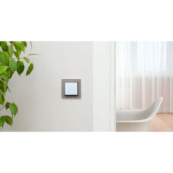 Ospel Łącznik dotykowy żaluzjowy Ospel Sonata Touch ŁPD-7RS/M/32 roletowy z podświetleniem 10AX 230V czarne szkło 13685083 5906729009513