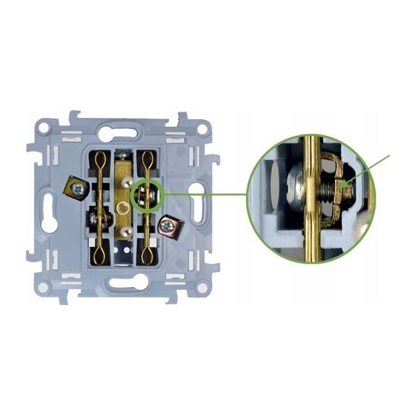 Kontakt-Simon Ściemniacz naciskowo-obrotowy Kontakt-Simon 10 CS9LA.01/11 do LED ściemnialnych 230V jednobiegunowy biały 13685084 5902787868819