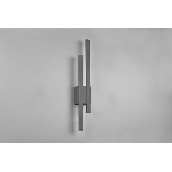 Kinkiet DELIGHT Trio Tawa 221460242 kinkiet zwnętrzny lampa ścienna IP54 2x9W LED 3000K antracyt 13685141 4017807564037