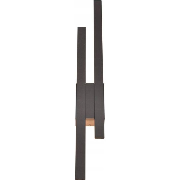 Kinkiet DELIGHT Trio Tawa 221460242 kinkiet zwnętrzny lampa ścienna IP54 2x9W LED 3000K antracyt 13685141 4017807564037