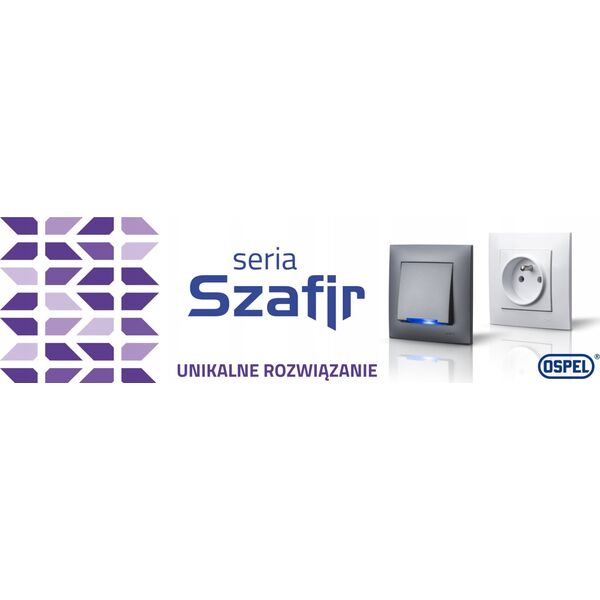 Ospel Gniazdo komputerowe Ospel Szafir GPK-2Z/K/m/00 podwójne, kat. 5e MMC białe 13685169 5906729012179