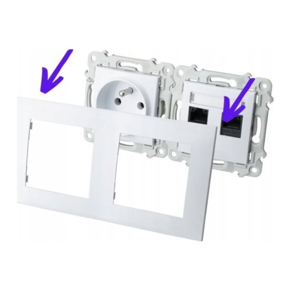 Ospel Ściemniacz uniwersalny Ospel Szafir ŁP-8ZL2/m/33 do obciążenia żarowego, halogenowego oraz LED czarny metalik 13685203 5906729013442