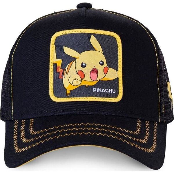 Capslab Capslab Freegun Pokemon Pikachu Cap CL-PKM2-1-PIK7 Czarne One size 13686905 3614000841739