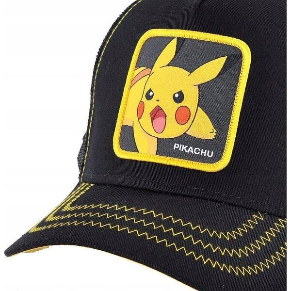 Capslab Capslab Freegun Pokemon Pikachu Cap CL-PKM2-1-PIK7 Czarne One size 13686905 3614000841739