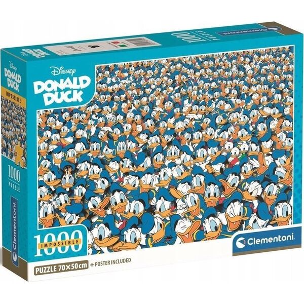 Clementoni CLE puzzle 1000 Impossible Donald Duck 39799 13695359 8005125397990
