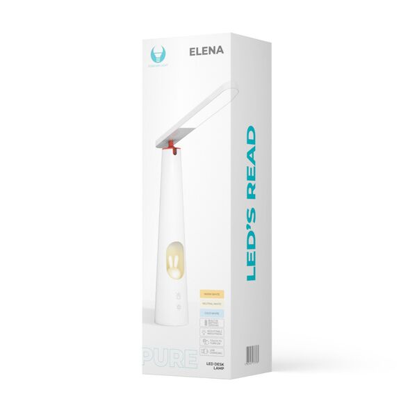 Desk LED Lamp 7.5W with bunny light PURE FLB-150 ELENA white Forever Light 5907457773783